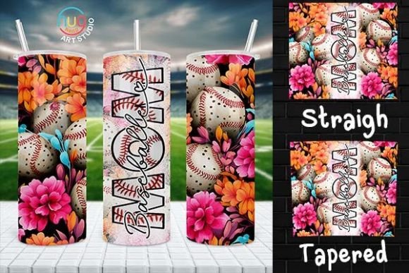 Download Baseball Mom Floral Tumbler,Gift for Mom - Gift Collection