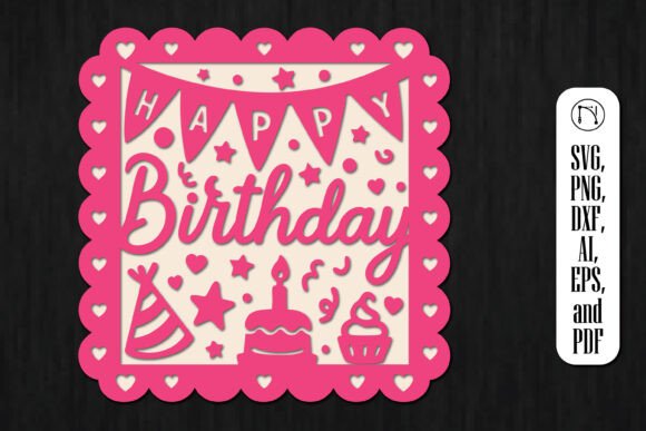 Download Cricut Birthday Gift Card SVG Cut File - Gift Collection