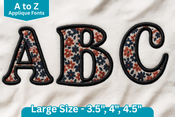 Download Royal Patch Applique Embroidery Font - Premium Resources