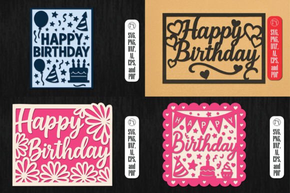 Download Cricut Birthday Gift Card SVG Bundle - Gift Collection