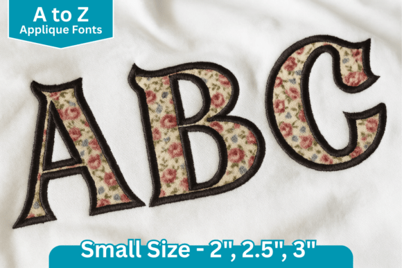Download Royal Stitch Applique Embroidery Font - Premium Resources
