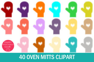 Download Oven Mitts Clipart- Mitten Clipart - Oven mitts Collection