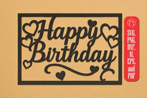 Download Cricut Birthday Gift Card SVG Cut File - Gift Collection